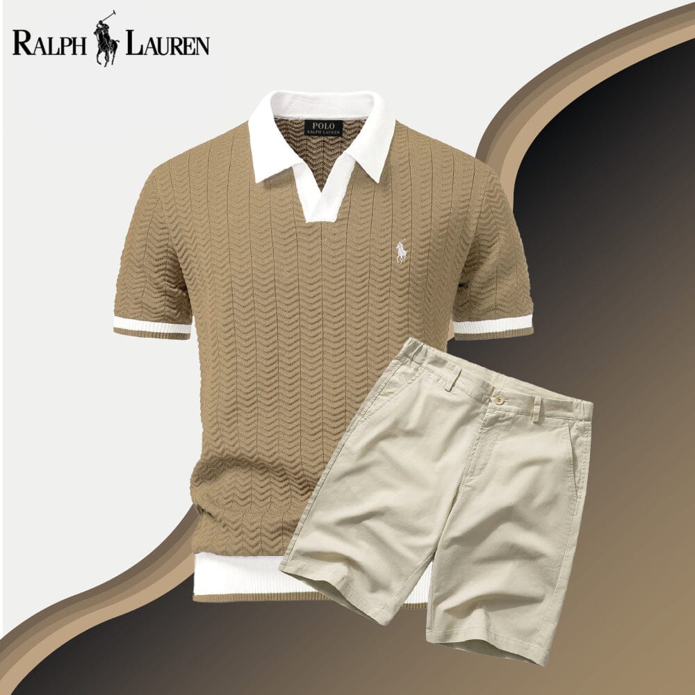 RL Old Money Polo Shirt + Shorts Set