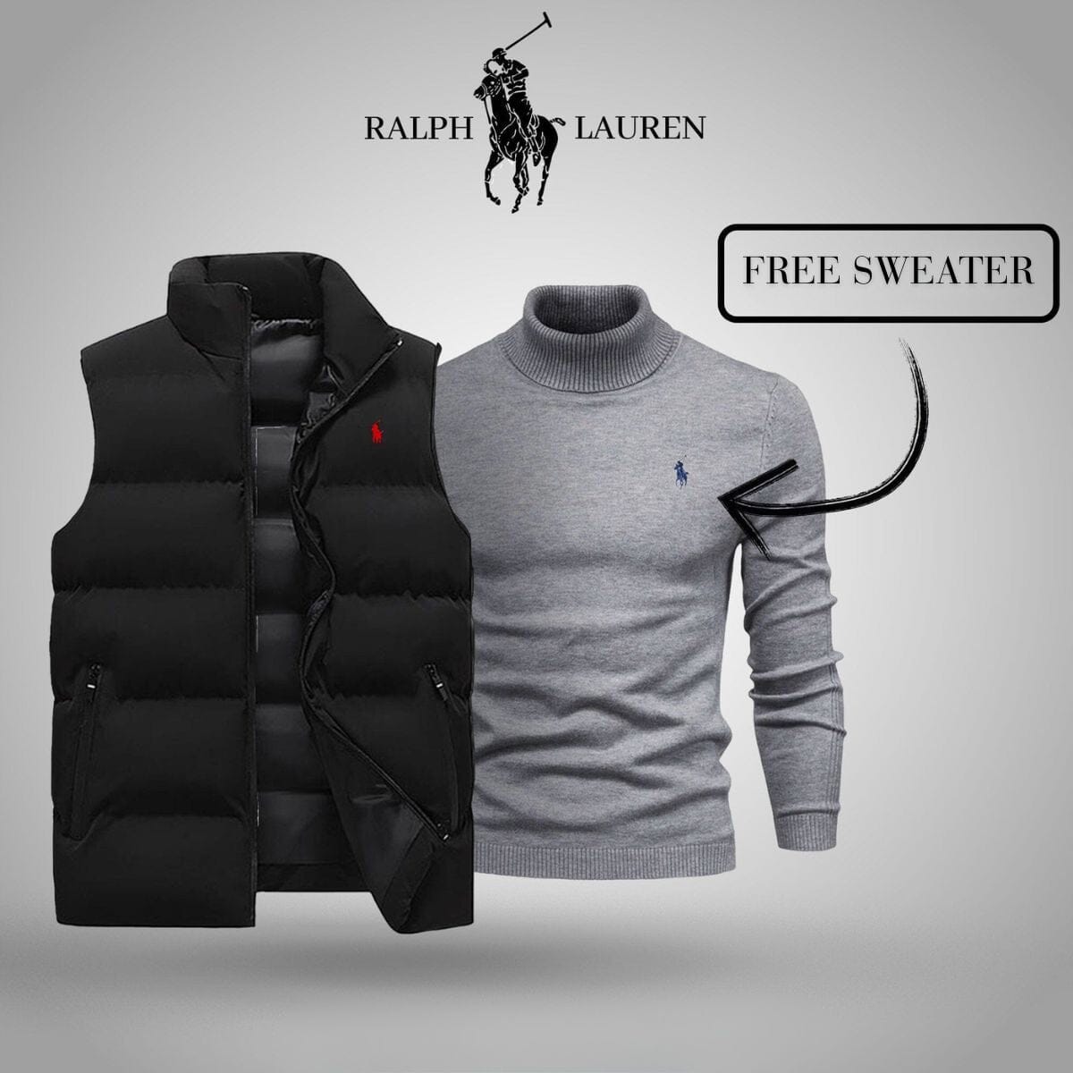 RL Vest + Exclusive Free Sweater (CLEARANCE)