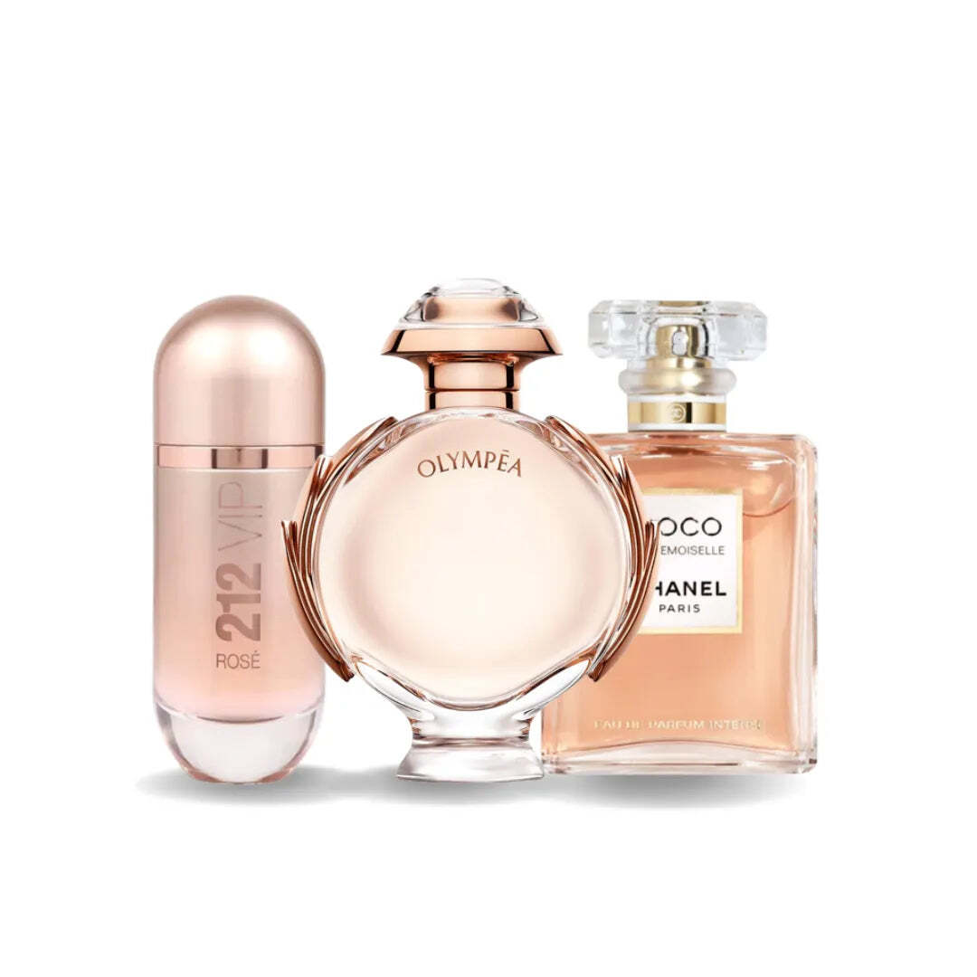 SET Charme Raffiné - 3x 100 ml / EDP