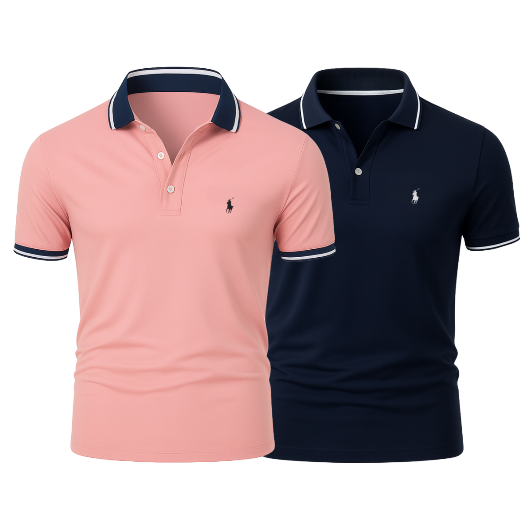 RL (KAUFE 1, ERHALTE 2) - Premiere Polo Shirt Kit – Professional Line by (2-Pack)