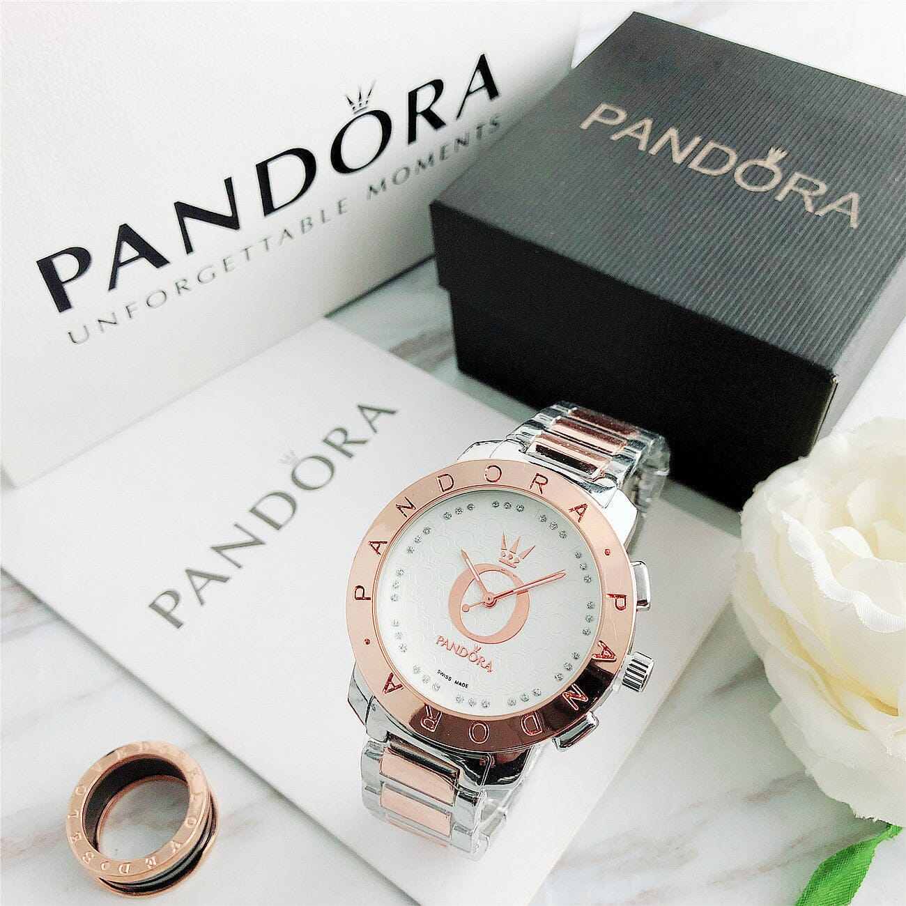 P A N D O R A Classic Glamour + Bracelet Charms