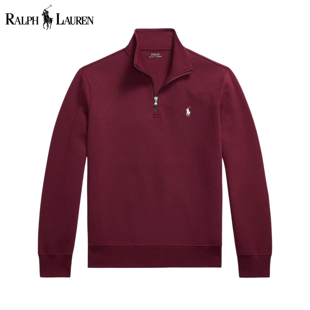 RL Double-Knit Mockneck Pullover