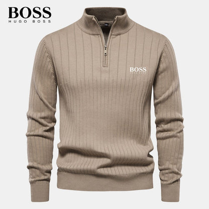 HB Men's Zip-Up Sweater (Clearance)
