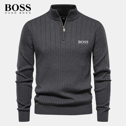 HB Men's Zip-Up Sweater (Clearance)